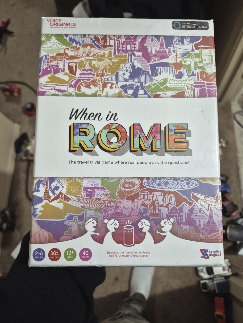 When in Rome Travel Trivia Game - Colorful Edition